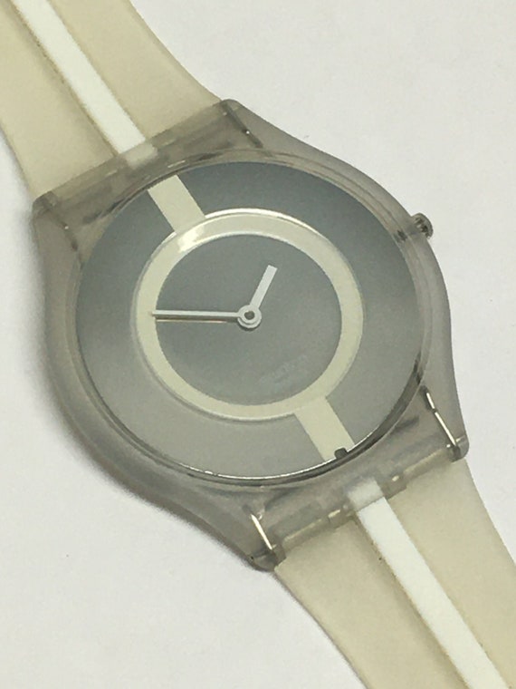 swatch clear strap
