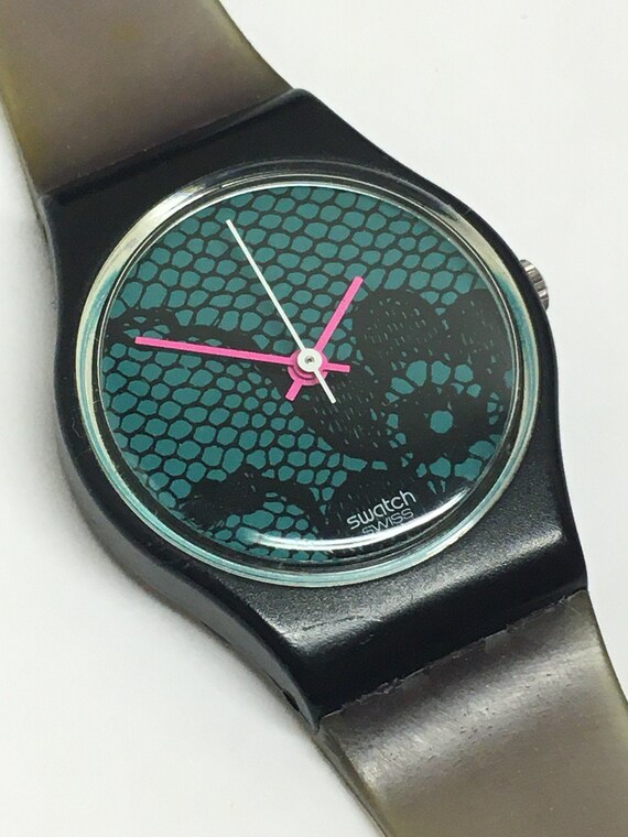 Vintage Ladies Swatch Watch Velvet Underground LB108 1985 