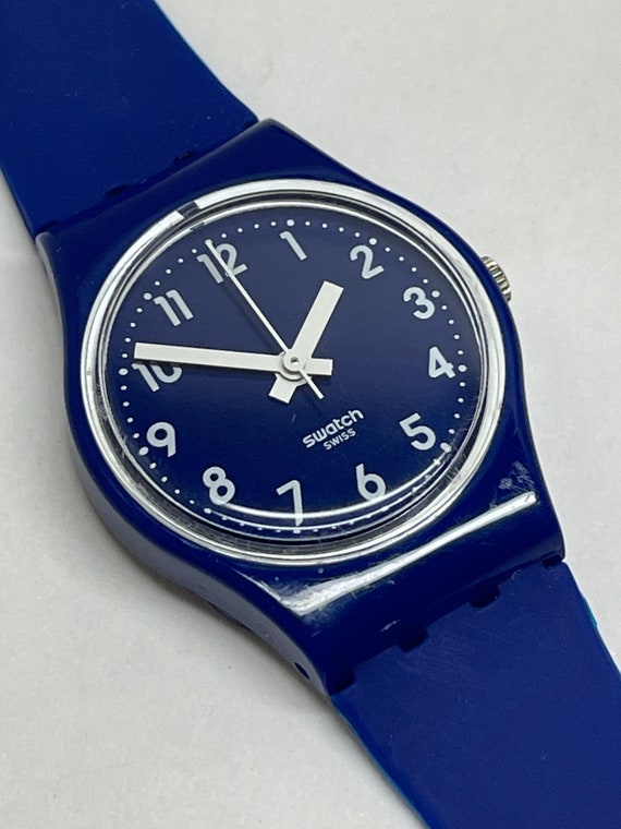 Swatch blue watch for - Gem Swatch blue watch for - Gem
