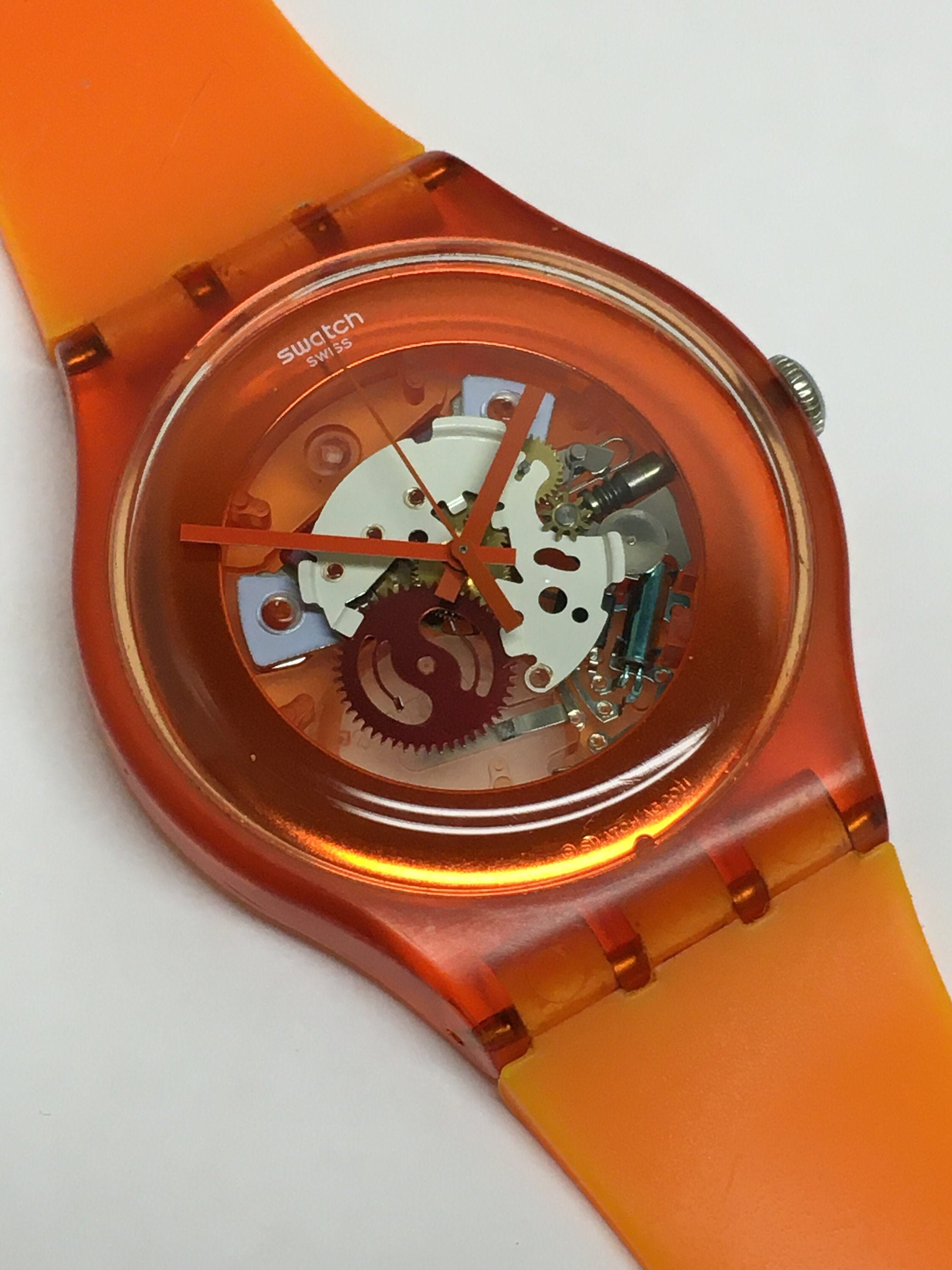 perdonado ir al trabajo aceptar Reloj Swatch Orange Lacquered SUOO100 Colorido esqueleto - Etsy España perdonado ir al trabajo aceptar Reloj Swatch Orange Lacquered SUOO100 Colorido esqueleto - Etsy España