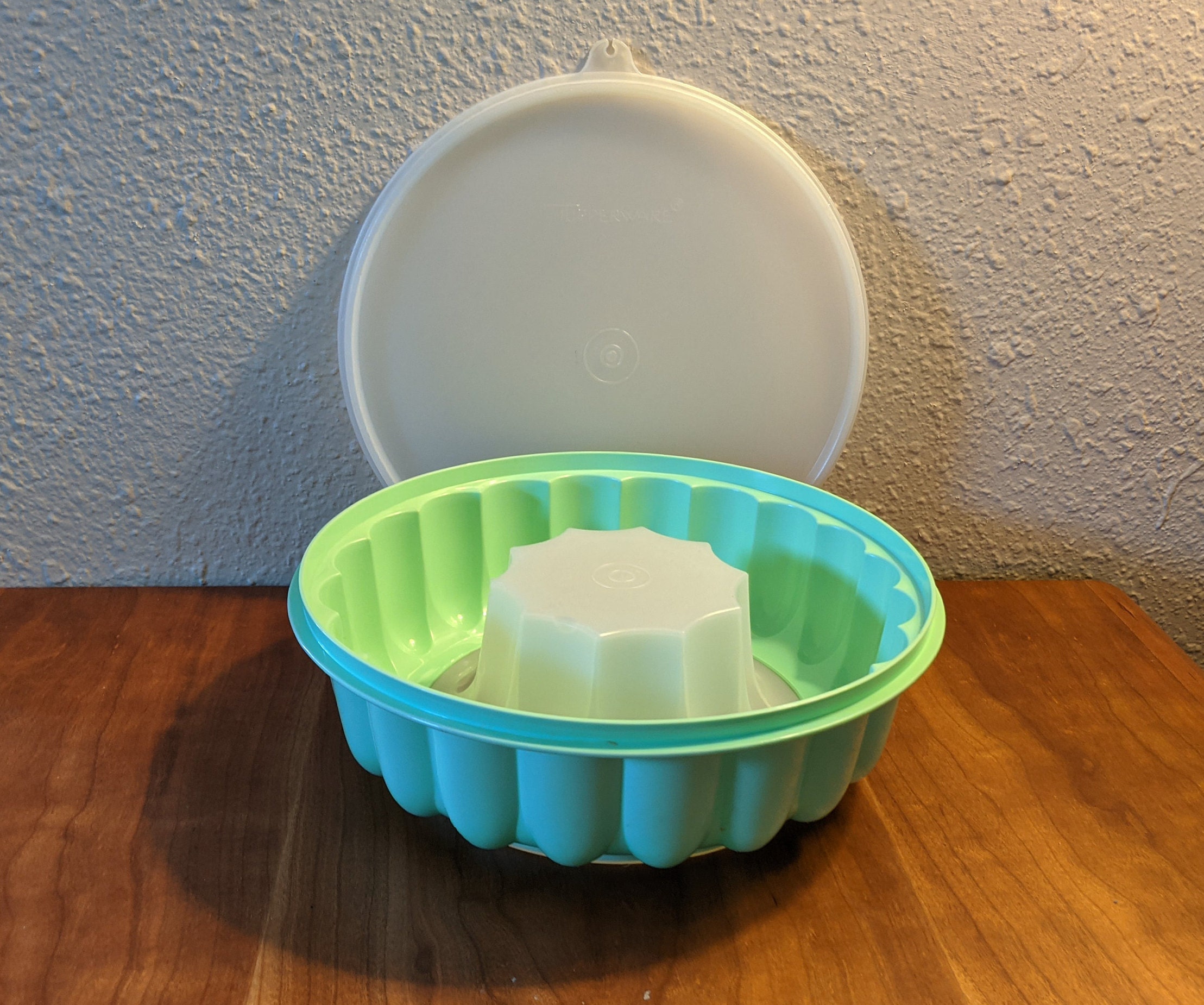 Tupperware JelRing Jello Mold 3 Piece Set in Fabulous Mint Etsy