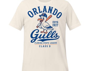 Exklusives Florida Minor League Baseball T-Shirt in der Farbe Orange