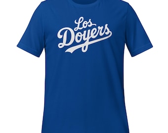 Los Doyers Script Los Angeles Baseball T-Shirt