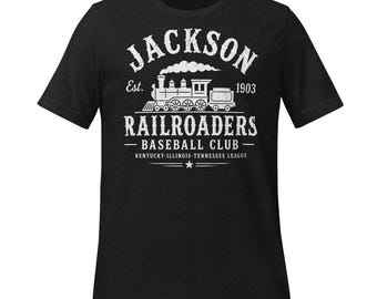 Jackson Railroaders Baseball T-Shirt – Vintage Tennessee Minor League Tee