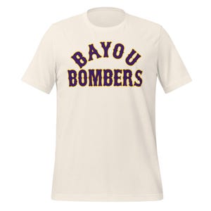 Bayou Bombers Retro Baseball Tee – Vintage Louisiana Vibes Shirt