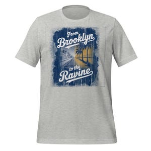 From Brooklyn to the Ravine T-Shirt | Vintage LA Baseball Fan Tee