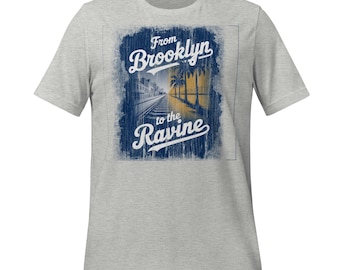 From Brooklyn to the Ravine T-Shirt | Vintage LA Baseball Fan Tee