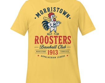 Morristown Roosters Baseball T-Shirt – Vintage Tennessee Minor League Tee