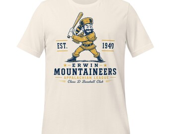 Erwin Mountaineers Baseball T-Shirt – Vintage Tennessee Minor League Tee