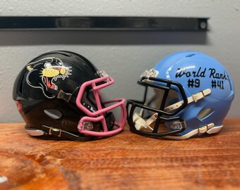 fantasy football small helmet Minnesota Vikings NFL Mini Talk about taking your fandom to the next level Custom Pocket Pro & Mini