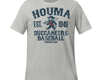 Houma Buccaneers Baseball T-Shirt – Vintage Louisiana Minor League Tee