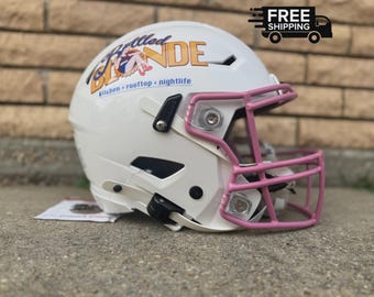 Game Used Vintage BIKE Football Helmet- Size Large - White - Etsy