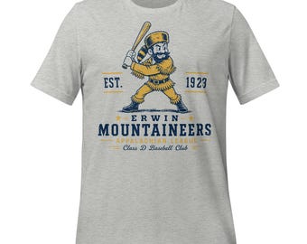 Erwin Mountaineers Baseball T-Shirt – Vintage Tennessee Minor League Tee