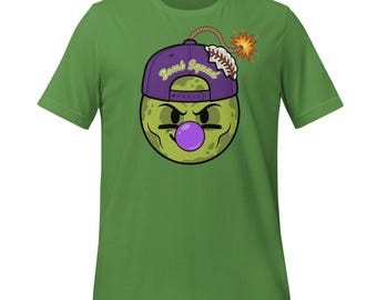 Bomb Squad Baseball Shirt – Zombie Cartoon Baseball Bomb Shirt, Sports Humor Graphic Tee