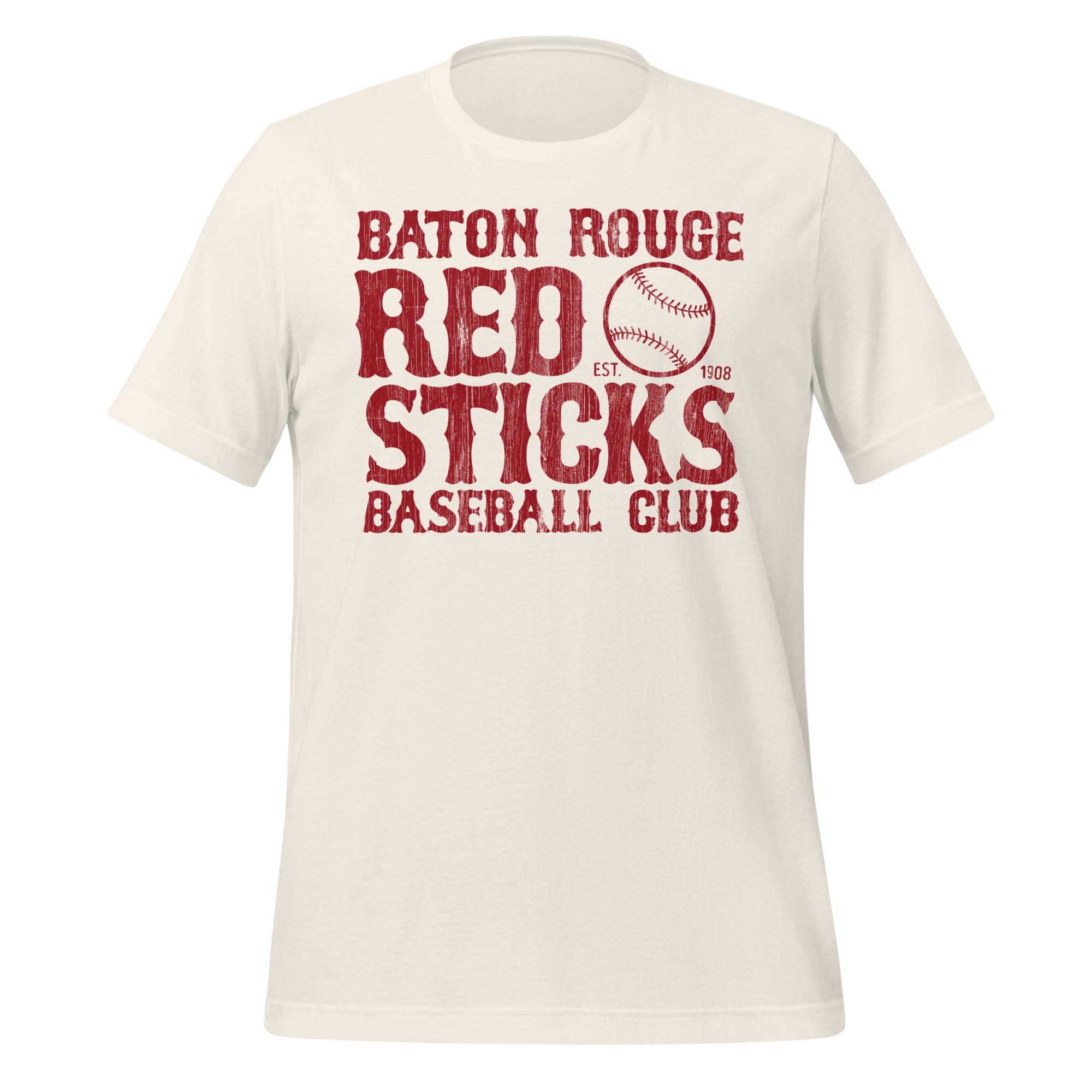 Baton Rouge Red Sticks Baseball Club T-shirt – Vintage Style