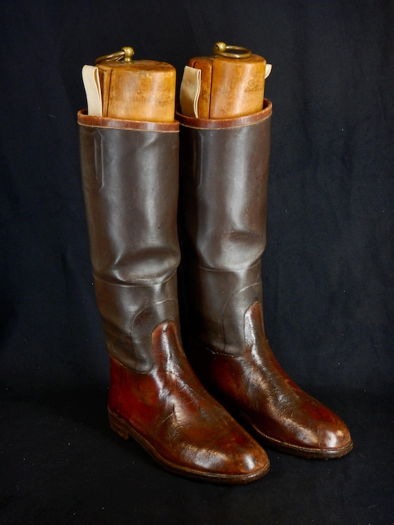 Great pair of Classic old Tall English Riding Boots, Working