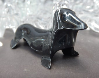58 French Lucite knife rests or cutlery rests - mid-century pack of dogs - dog knife rests -  58 zoomorphic cutlery rests -  KR122