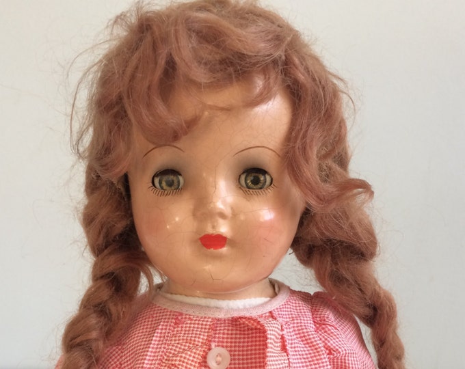 Vintage Composition Doll 1930's Vintage Doll Etsy