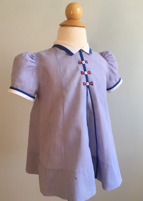 Vintage Child’s Dress from Late 1930’s to early 19