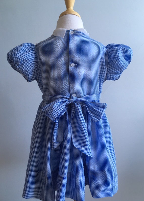 Vintage 50’s Girl’s Check Dress - image 7