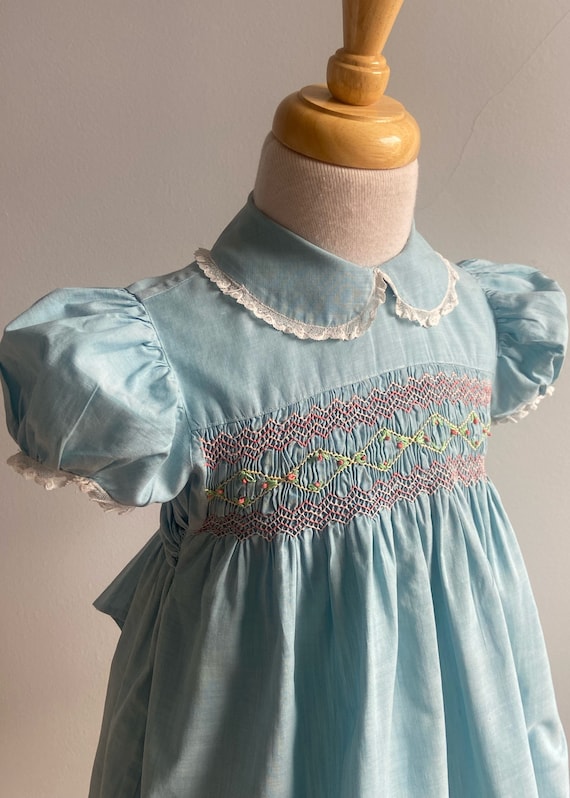 1950’s Vintage Hand Smocked Dress - image 6