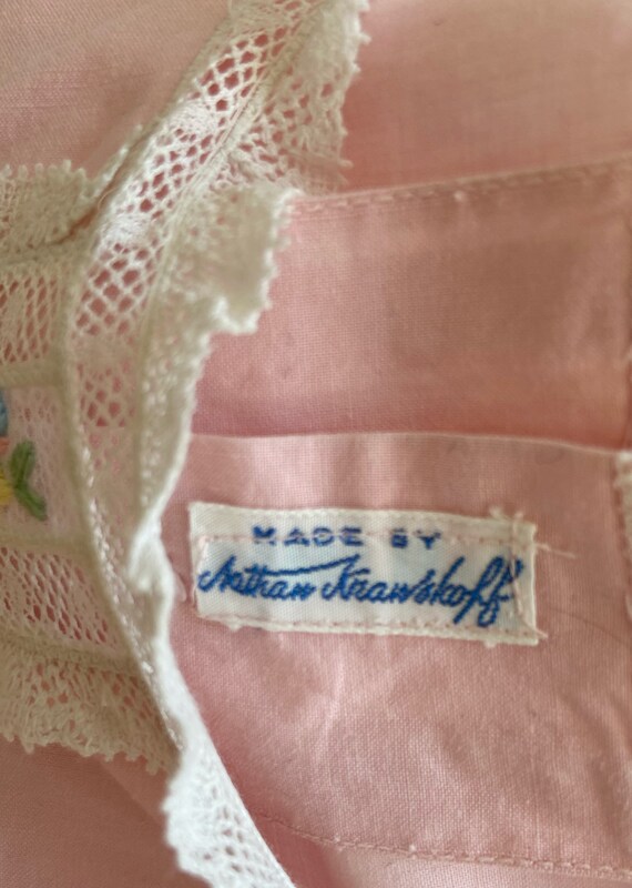Vintage Pink “Nathan Krauskoff” Toddler Dress - image 9