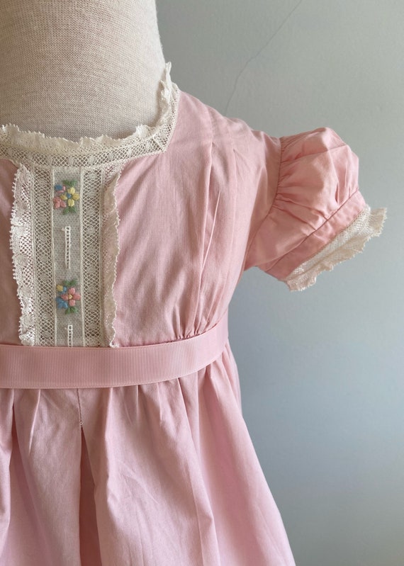 Vintage Pink “Nathan Krauskoff” Toddler Dress - image 3