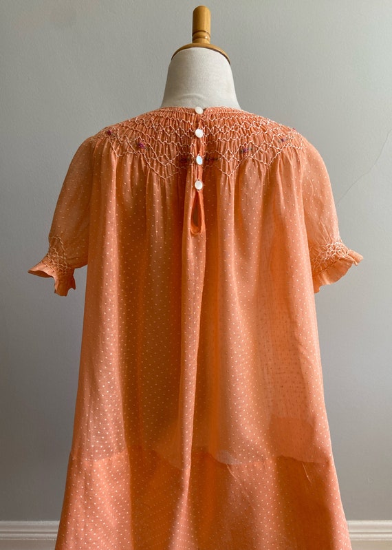 Vintage 1920’s/1930’s Hand Smocked and Embroidere… - image 7