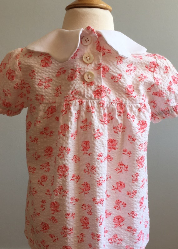 Vintage French Handmade Baby Dress - image 5