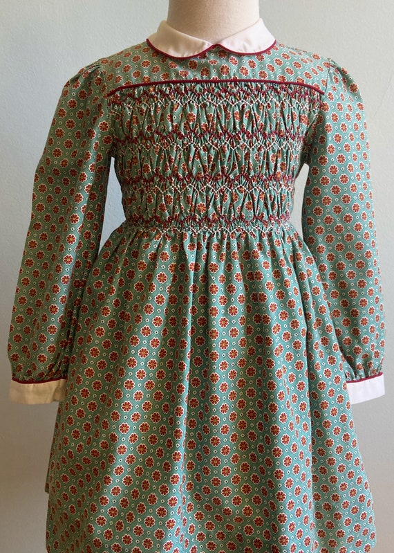 Vintage 60’s Hand Smocked “Polly Flinders” Girl’s… - image 3