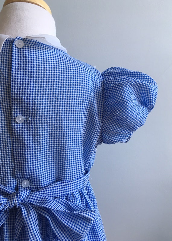 Vintage 50’s Girl’s Check Dress - image 9