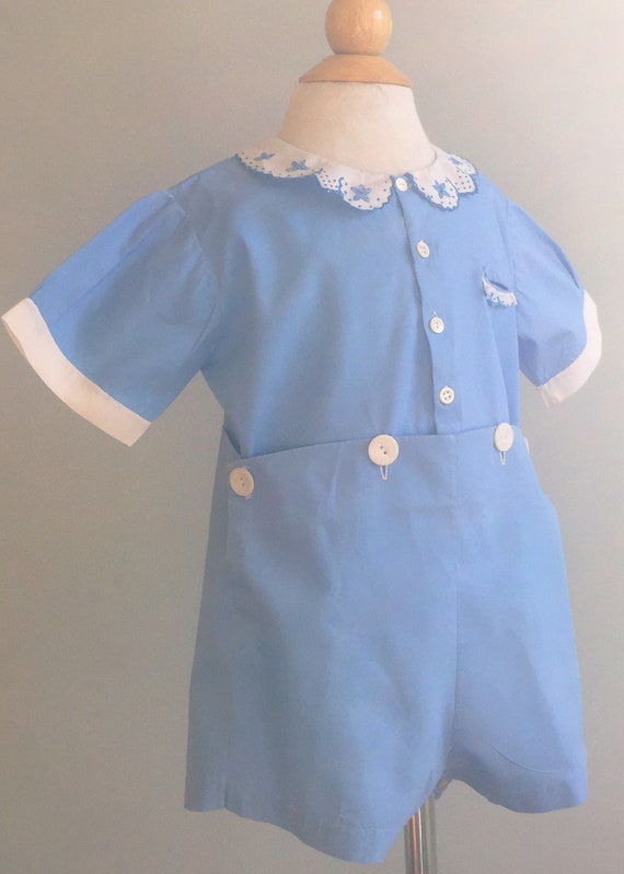 Vintage 1940’s Boy’s Two Piece Set