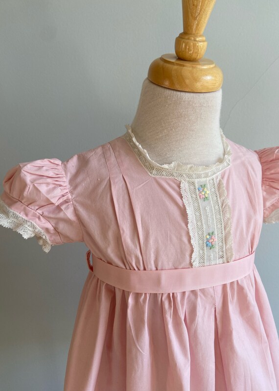 Vintage Pink “Nathan Krauskoff” Toddler Dress - image 6