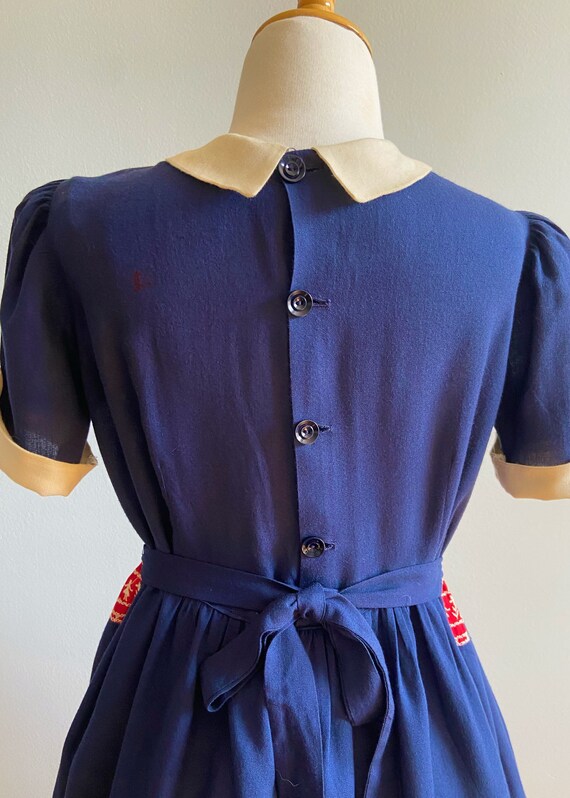 Vintage 50’s Girl’s “Love” Rayon Dress - image 8