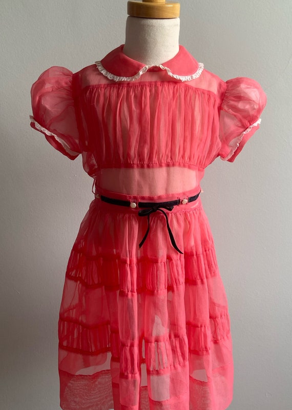 Vintage 1950’s “Lil Bee Frockette” Girl’s Dress