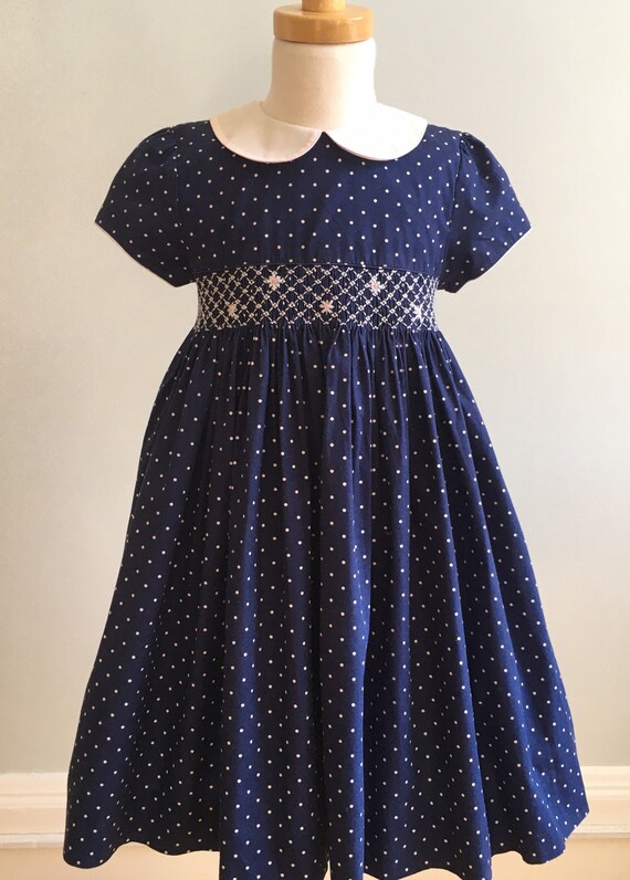 Vintage Girls Had Smocked Dress