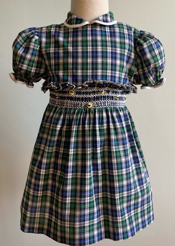 Vintage 60’s “Alyssa” Hand Smocked Dress