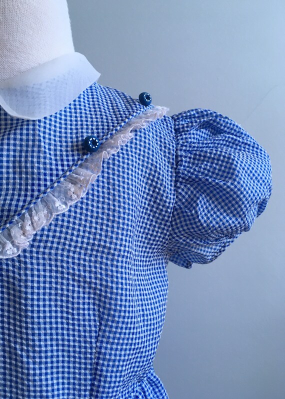 Vintage 50’s Girl’s Check Dress - image 6