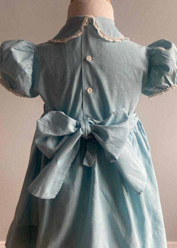 1950’s Vintage Hand Smocked Dress - image 7