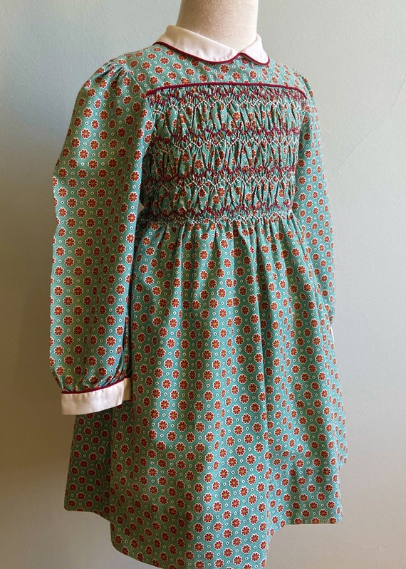 Vintage 60’s Hand Smocked “Polly Flinders” Girl’s… - image 1