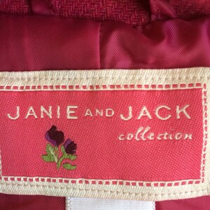 Vintage Girl's Clothing, janie and Jack Collection Peplum Coat - Etsy
