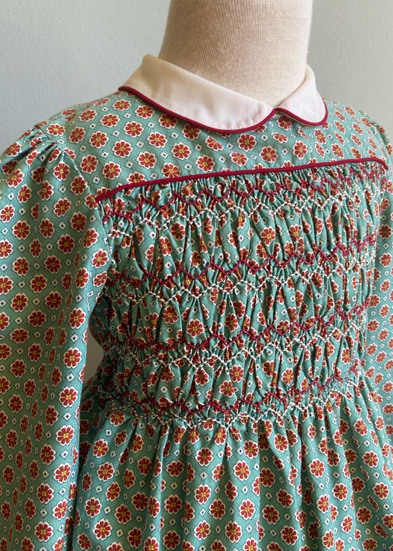 Vintage 60’s Hand Smocked “Polly Flinders” Girl’s… - image 2