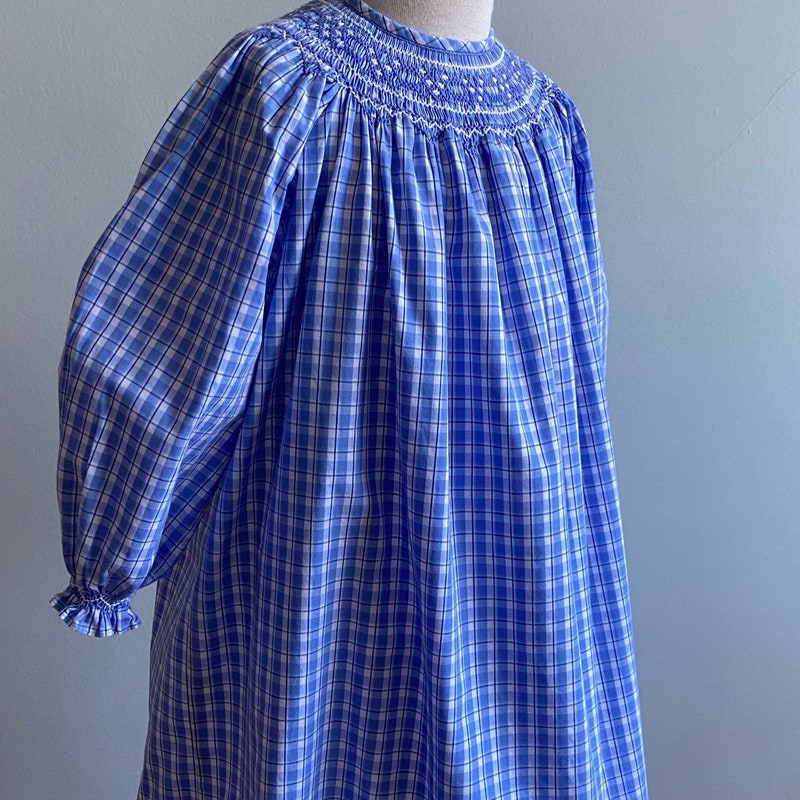 Pima Cotton Hand Smocked Sack/Bishop