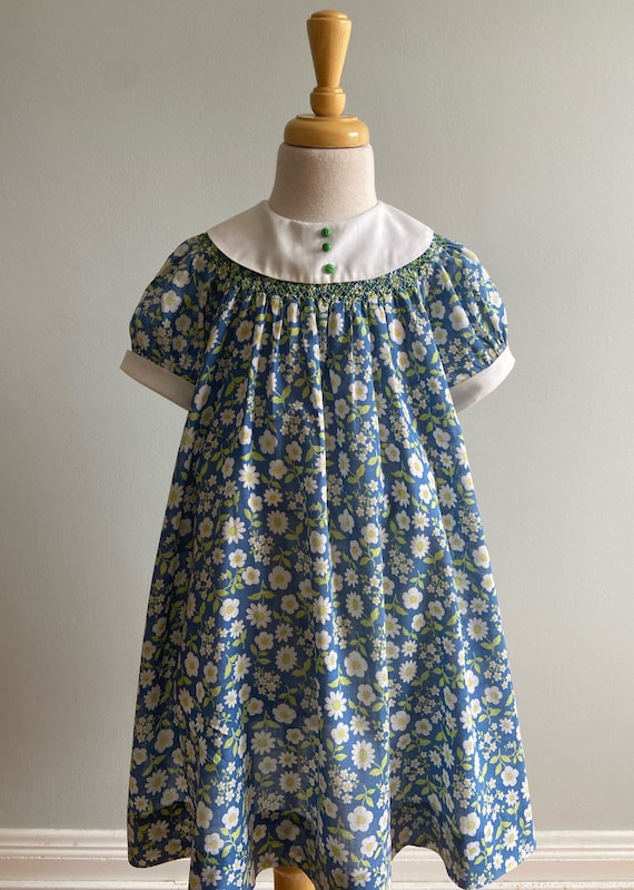 Vintage 60’s “Polly Flinders” Hand Smocked Dress