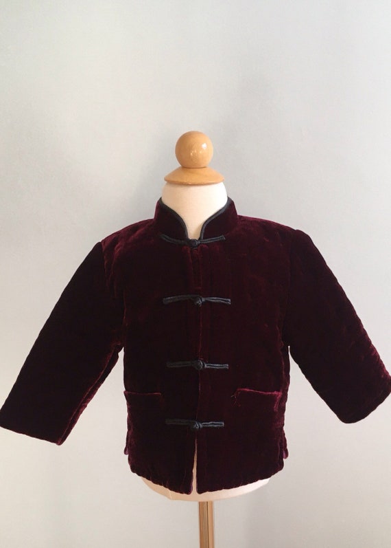 chinese padded silk jacket