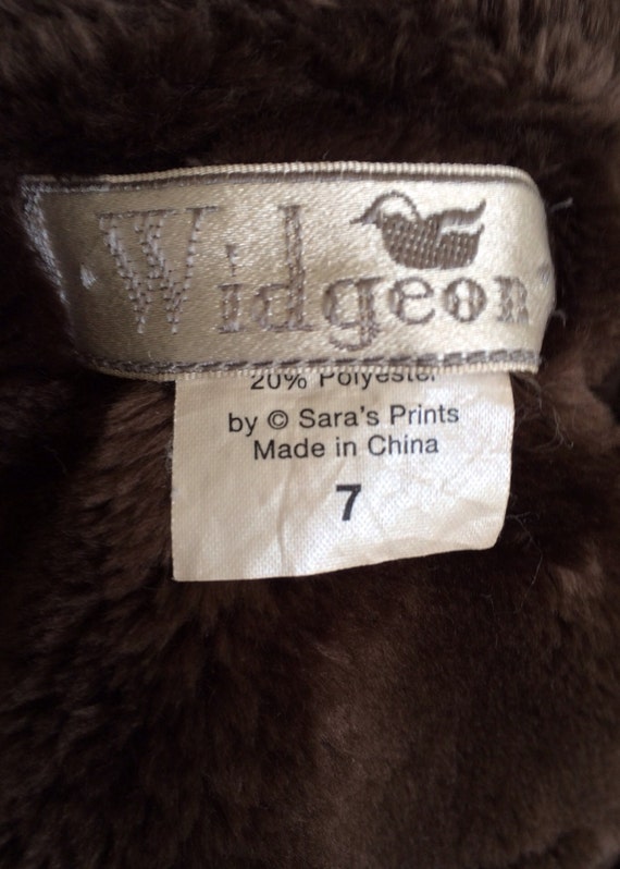 Vintage Widgeon Faux Sheepskin Coat. - image 5