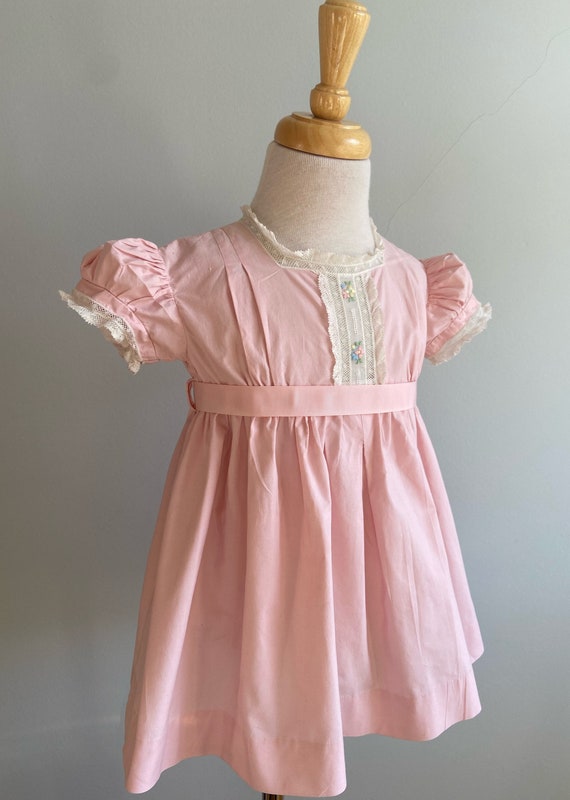 Vintage Pink “Nathan Krauskoff” Toddler Dress - image 5