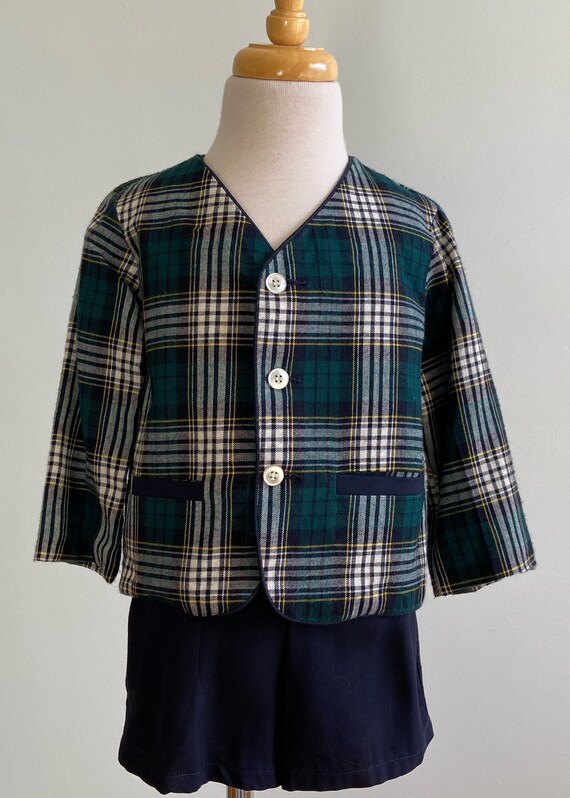 Vintage “Good Lad” Jacket and Suspender Shorts - image 3