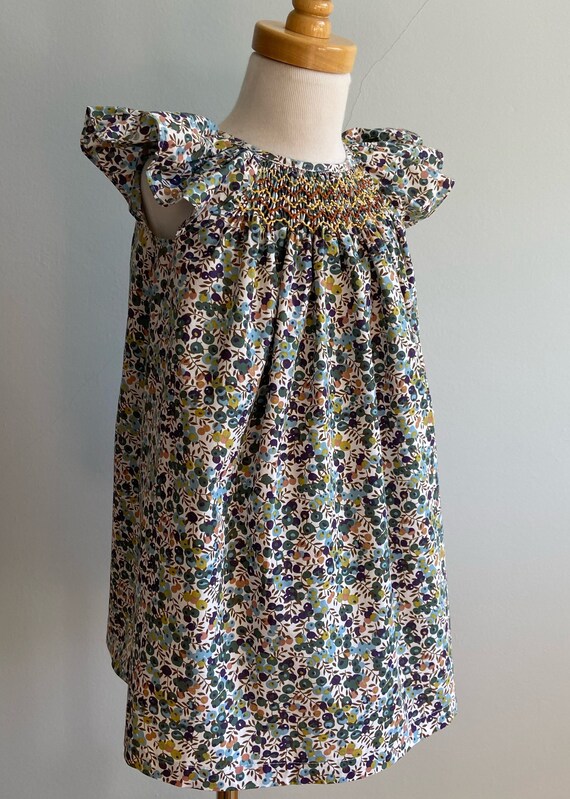 Classic Bishop Style Dress in “Liberty of London” Cot… - Gem