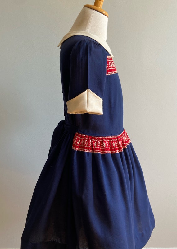 Vintage 50’s Girl’s “Love” Rayon Dress - image 4